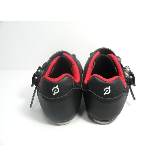 Peloton Cycling Shoes Size EU 40 US Men's 9 US Woman's 7 W/Cleat - Black/Red - Picture 3 of 11